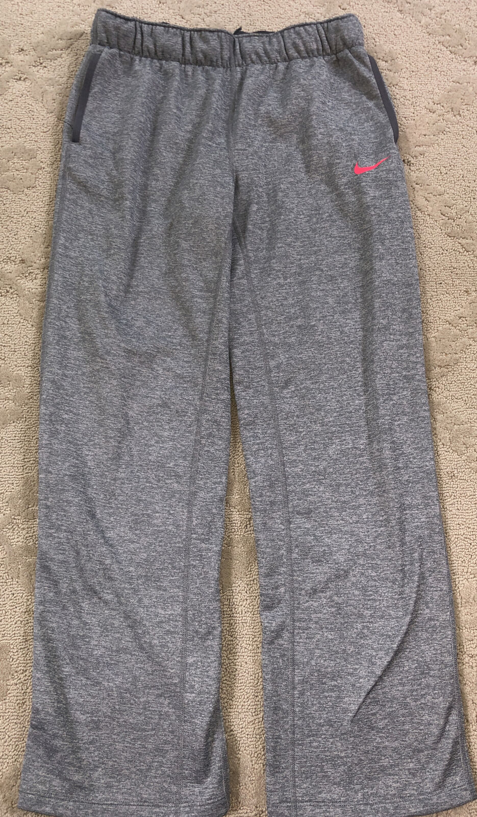 Nike Dri Fit Yxl Boys Or Girls Xl Track Pants Gray Authentic Sweatpants Jogger